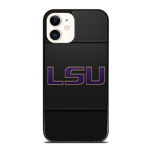 LSU TIGERS FOOTBALL CARBON LOGO iPhone 12 Case Cover LSU TIGERS FOOTBALL CARBON LOGO iPhone 12 Case Cover