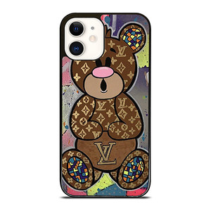 LV LOUIS VUITTON TEDDY BEAR iPhone 12 Case Cover LV LOUIS VUITTON TEDDY BEAR iPhone 12 Case Cover