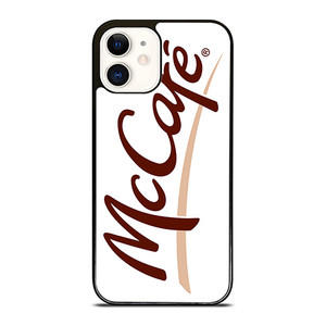 MCDONALD MCCAFE LOGO WHITE iPhone 12 Case Cover