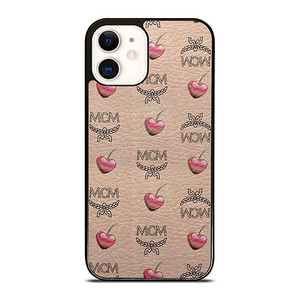 MCM WORLD WIDE APPLE LOVE LEATHER iPhone 12 Case Cover