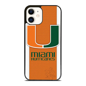 MIAMI HURRICANES SYMBOL CARBON iPhone 12 Case Cover MIAMI HURRICANES SYMBOL CARBON iPhone 12 Case Cover