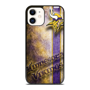 MINNESOTA VIKINGS GRUNGE LOGO iPhone 12 Case Cover MINNESOTA VIKINGS GRUNGE LOGO iPhone 12 Case Cover