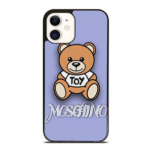 MOSCHINO TOY LOGO PURPLE iPhone 12 Case Cover MOSCHINO TOY LOGO PURPLE iPhone 12 Case Cover