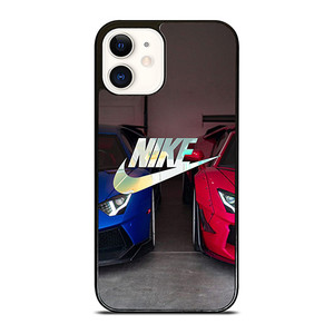 NIKE LAMBORGHINI CAR LOGO iPhone 12 Case Cover NIKE LAMBORGHINI CAR LOGO iPhone 12 Case Cover