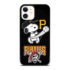 PITTSBURGH PIRATES SNOOPY BASEBALL iPhone 12 Case Cover
