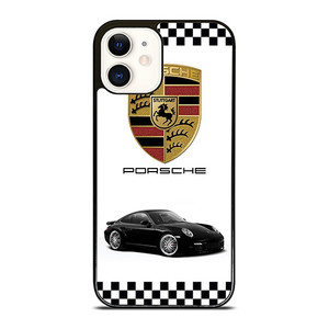 PORSCHE 911 CHECKERED EMBLEM iPhone 12 Case Cover PORSCHE 911 CHECKERED EMBLEM iPhone 12 Case Cover