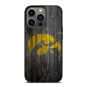 IOWA HAWKEYES WOOD LOGO iPhone 13 Pro Case Cover IOWA HAWKEYES WOOD LOGO iPhone 13 Pro Case Cover