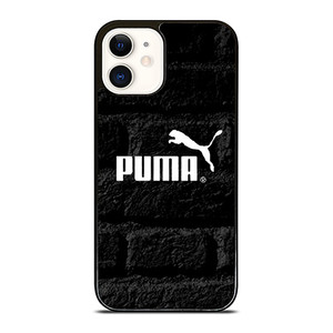 PUMA BLACK WALL TEXTURE iPhone 12 Case Cover