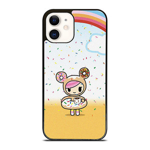 TOKIDOKI DONUTELLA RAINBOW iPhone 12 Case Cover TOKIDOKI DONUTELLA RAINBOW iPhone 12 Case Cover