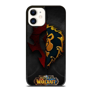 WORLD OF WARCRAFT HORDE ALLIANCE LOGO iPhone 12 Case Cover WORLD OF WARCRAFT HORDE ALLIANCE LOGO iPhone 12 Case Cover