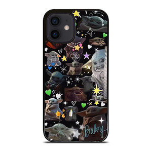 BABY YODA STAR WARS COLLAGE 2 iPhone 12 Mini Case Cover BABY YODA STAR WARS COLLAGE 2 iPhone 12 Mini Case Cover