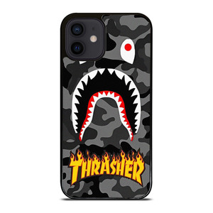 BAPE SHARK THRASHER CAMO iPhone 12 Mini Case Cover