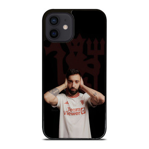 BRUNO FERNANDES MANCHESTER UNITED RED DEVILS iPhone 12 Mini Case Cover BRUNO FERNANDES MANCHESTER UNITED RED DEVILS iPhone 12 Mini Case Cover