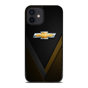 CHEROLET YELLOW CARBON EMBLEM iPhone 12 Mini Case Cover CHEROLET YELLOW CARBON EMBLEM iPhone 12 Mini Case Cover