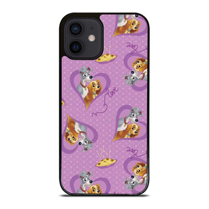 DISNEY LADY AND THE TRAMP PATTERN CARTOON iPhone 12 Mini Case Cover DISNEY LADY AND THE TRAMP PATTERN CARTOON iPhone 12 Mini Case Cover
