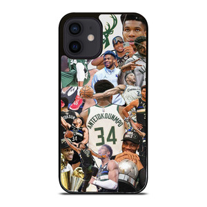 GIANNIS ANTETOKOUNMPO MILWAUKEE BUCKS COLLAGE iPhone 12 Mini Case Cover GIANNIS ANTETOKOUNMPO MILWAUKEE BUCKS COLLAGE iPhone 12 Mini Case Cover