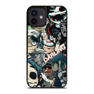 GORILLAZ BAND COLLAGE ICON iPhone 12 Mini Case Cover GORILLAZ BAND COLLAGE ICON iPhone 12 Mini Case Cover