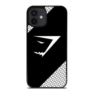 GYMSHARK WHITE CARBON LOGO iPhone 12 Mini Case Cover