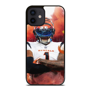JA'MARR CHASE CINCINNATI BENGALS FOOTBALL iPhone 12 Mini Case Cover JA'MARR CHASE CINCINNATI BENGALS FOOTBALL iPhone 12 Mini Case Cover