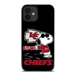 KANSAS CITY CHIEFS NFL SNOOPY iPhone 12 Mini Case Cover KANSAS CITY CHIEFS NFL SNOOPY iPhone 12 Mini Case Cover