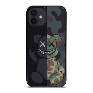 KAWS BLACK CAMO iPhone 12 Mini Case Cover