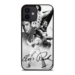 KING ELVIS PRESLEY BLACK WHITE iPhone 12 Mini Case Cover KING ELVIS PRESLEY BLACK WHITE iPhone 12 Mini Case Cover