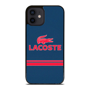 LACOSTE RED BLUE LOGO iPhone 12 Mini Case Cover