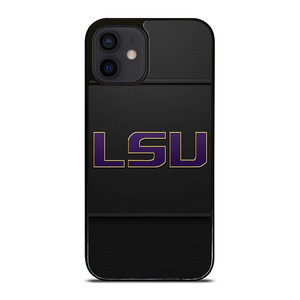 LSU TIGERS FOOTBALL CARBON LOGO iPhone 12 Mini Case Cover LSU TIGERS FOOTBALL CARBON LOGO iPhone 12 Mini Case Cover