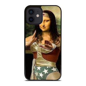 MONA LISA WONDER WOMAN iPhone 12 Mini Case Cover MONA LISA WONDER WOMAN iPhone 12 Mini Case Cover