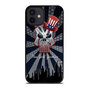NEW YORK YANKEES BASEBALL SKULL SYMBOL iPhone 12 Mini Case Cover NEW YORK YANKEES BASEBALL SKULL SYMBOL iPhone 12 Mini Case Cover