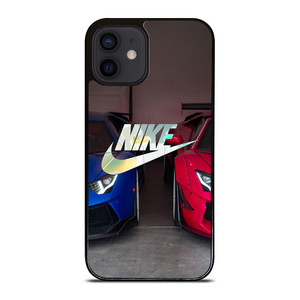 NIKE LAMBORGHINI CAR LOGO iPhone 12 Mini Case Cover NIKE LAMBORGHINI CAR LOGO iPhone 12 Mini Case Cover