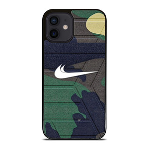 NIKE SWOOSH CAMO ARMY iPhone 12 Mini Case Cover