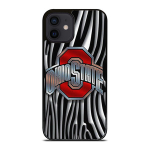 OHIO STATE FOOTBALL METAL ABSTRACT LOGO iPhone 12 Mini Case Cover