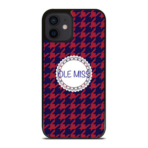OLE MISS REBELS FOOTBALL PATTERN iPhone 12 Mini Case Cover OLE MISS REBELS FOOTBALL PATTERN iPhone 12 Mini Case Cover
