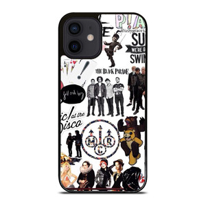 POP PUNK ROCK BAND COLLAGE iPhone 12 Mini Case Cover