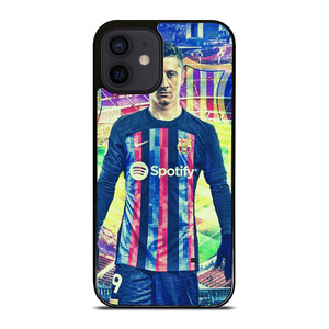 ROBERT LEWANDOWSKI FC BARCELONA iPhone 12 Mini Case Cover ROBERT LEWANDOWSKI FC BARCELONA iPhone 12 Mini Case Cover