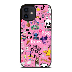 ROXY CARTOON PINK COLLAGE iPhone 12 Mini Case Cover ROXY CARTOON PINK COLLAGE iPhone 12 Mini Case Cover