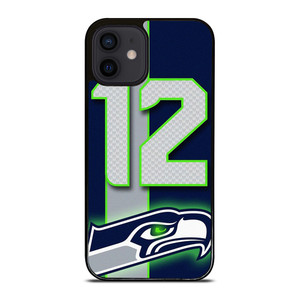 SEATTLE SEAHAWKS NFL 12 MAN LOGO iPhone 12 Mini Case Cover