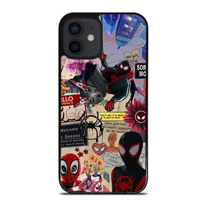 SPIDERMAN INTO THE SPIDER VERSE COLLAGE iPhone 12 Mini Case Cover