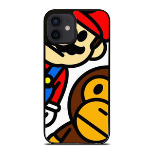 SUPER MARIO BROS BABY MILO BAPE iPhone 12 Mini Case Cover