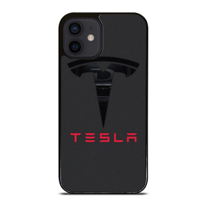 TESLA SILHOUETTE LOGO ICON iPhone 12 Mini Case Cover TESLA SILHOUETTE LOGO ICON iPhone 12 Mini Case Cover
