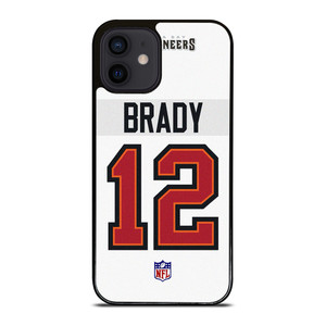 TOM BRADY TAMPA BAY BUCCANEERS WHITE KIT iPhone 12 Mini Case Cover TOM BRADY TAMPA BAY BUCCANEERS WHITE KIT iPhone 12 Mini Case Cover