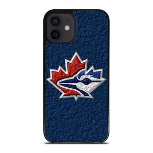 TORONTO BLUE JAYS LEATHER LOGO iPhone 12 Mini Case Cover