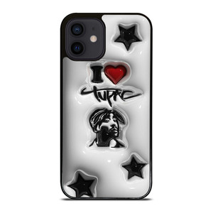 TUPAC SHAKUR RAPPER PLASTIC ART iPhone 12 Mini Case Cover