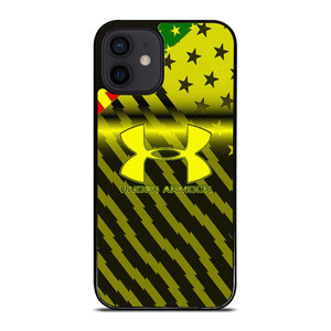 UNDER ARMOUR AMERICAN FLAG YELLOW iPhone 12 Mini Case Cover UNDER ARMOUR AMERICAN FLAG YELLOW iPhone 12 Mini Case Cover
