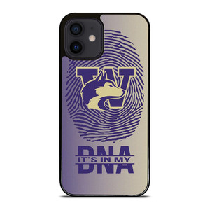 WASHINGTON HUSKIES DNA FOOTBALL iPhone 12 Mini Case Cover WASHINGTON HUSKIES DNA FOOTBALL iPhone 12 Mini Case Cover