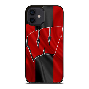 WISCONSIN BADGERS FLAG iPhone 12 Mini Case Cover WISCONSIN BADGERS FLAG iPhone 12 Mini Case Cover