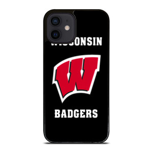 WISCONSIN BADGERS LOGO iPhone 12 Mini Case Cover WISCONSIN BADGERS LOGO iPhone 12 Mini Case Cover