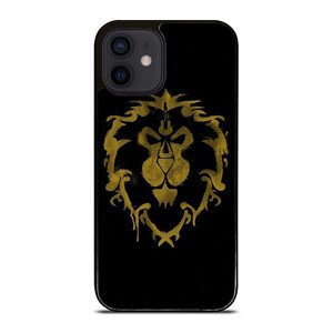 WORLD OF WARCRAFT ALLIANCE BLACK LOGO iPhone 12 Mini Case Cover