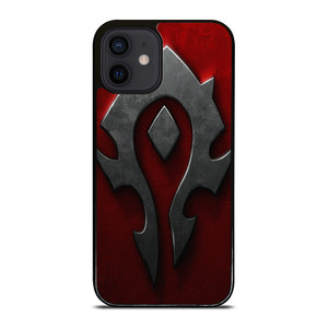 WORLD OF WARCRAFT HORDE BLACK LOGO iPhone 12 Mini Case Cover WORLD OF WARCRAFT HORDE BLACK LOGO iPhone 12 Mini Case Cover